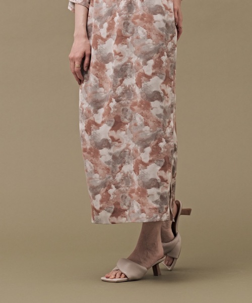 CIEL'AIR(シエルエアー)の「Print Skirt(スカート・レディース・レッド・MEDIUM)」の10枚目の写真