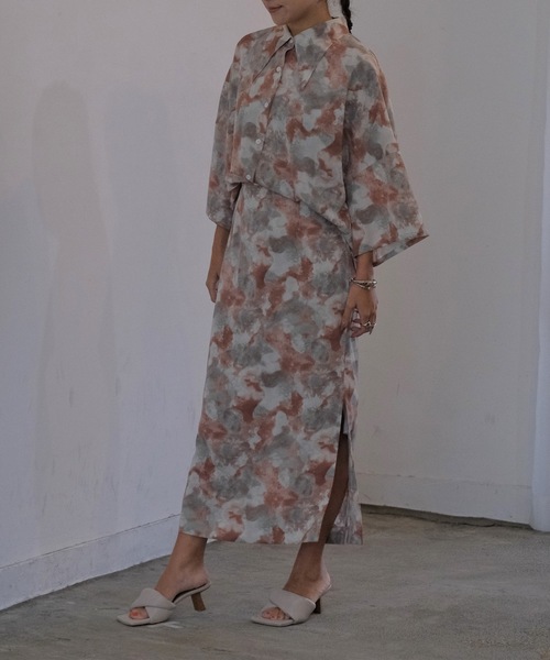 CIEL'AIR(シエルエアー)の「Print Skirt(スカート・レディース・レッド・MEDIUM)」の15枚目の写真