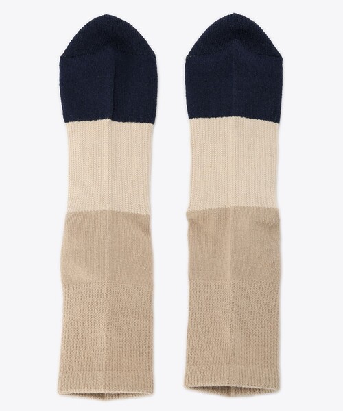 Columbia（コロンビア）の「ムレにくい 抗菌防臭加工 Columbia／マザマリザーブミッド ソックス アーチサポート／コロンビア（ソックス/靴下・レディース・ブラック/ベージュ/ネイビー・S/M/L/XL）」の10枚目の写真