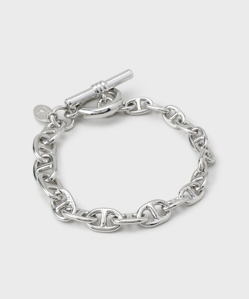 tk.TAKEO KIKUCHI（ティーケータケオキクチ）の「◆グラデーションチェーンブレスレット（ブレスレット・メンズ・シルバー系その他3/シルバー系/シルバー系1/シルバー系2/シルバー系その他/シルバー・00）」の5枚目の写真