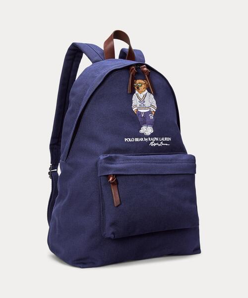 POLO RALPH LAUREN（ポロ ラルフ ローレン）の「Polo ベア キャンバス バックパック（バックパック/リュック・メンズ・ネイビー系1・ONE）」の9枚目の写真