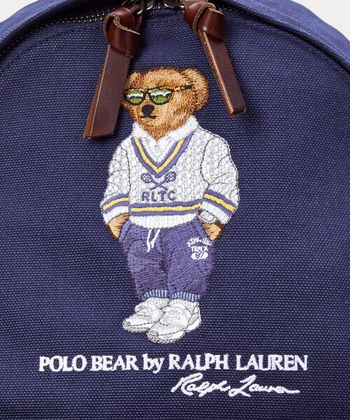 POLO RALPH LAUREN（ポロ ラルフ ローレン）の「Polo ベア キャンバス バックパック（バックパック/リュック・メンズ・ネイビー系1・ONE）」の6枚目の写真