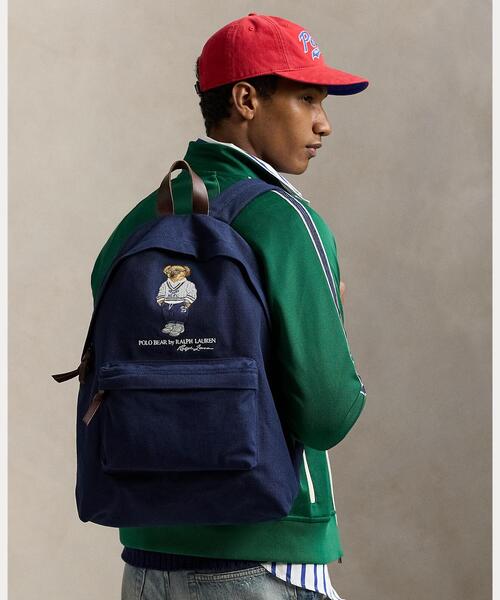 POLO RALPH LAUREN（ポロ ラルフ ローレン）の「Polo ベア キャンバス バックパック（バックパック/リュック・メンズ・ネイビー系1・ONE）」の5枚目の写真