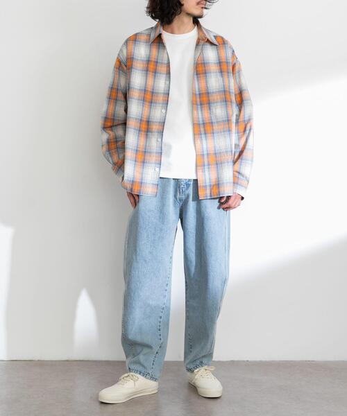 URBAN RESEARCH Sonny Label（アーバンリサーチサニーレーベル）の「リラックスフィットチェックレギュラーシャツ（シャツ/ブラウス・メンズ・ブルー系その他/ホワイト系その他・MEDIUM/LARGE）」の12枚目の写真