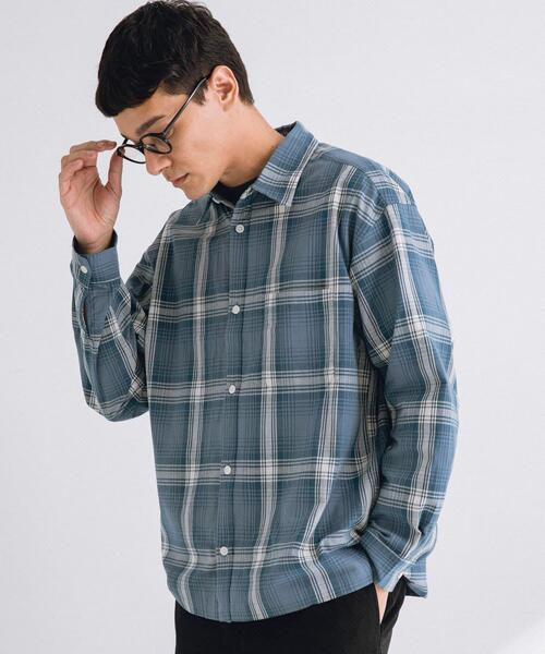 URBAN RESEARCH Sonny Label（アーバンリサーチサニーレーベル）の「リラックスフィットチェックレギュラーシャツ（シャツ/ブラウス・メンズ・ブルー系その他/ホワイト系その他・MEDIUM/LARGE）」の20枚目の写真