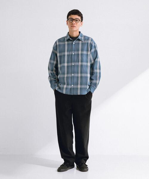 URBAN RESEARCH Sonny Label（アーバンリサーチサニーレーベル）の「リラックスフィットチェックレギュラーシャツ（シャツ/ブラウス・メンズ・ブルー系その他/ホワイト系その他・MEDIUM/LARGE）」の22枚目の写真