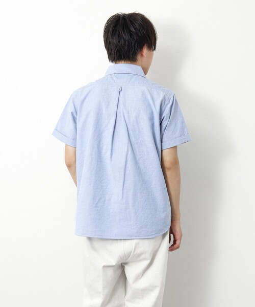DANTON（ダントン）の「【DANTON/ダントン】ROUND COLLAR P.O SHIRT SS 25SS（シャツ/ブラウス・メンズ・ホワイト/キナリ/ブルー・38/40/42/44）」の6枚目の写真