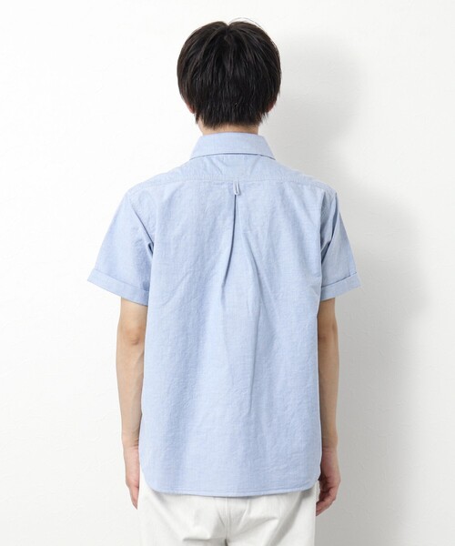 DANTON（ダントン）の「【DANTON/ダントン】ROUND COLLAR P.O SHIRT SS 25SS（シャツ/ブラウス・メンズ・ホワイト/キナリ/ブルー・38/40/42/44）」の13枚目の写真