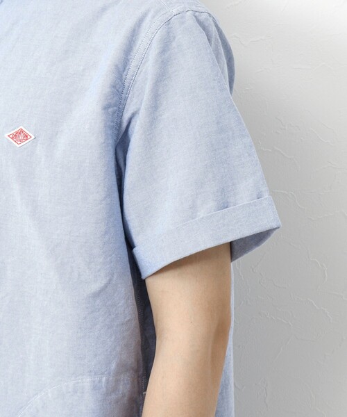 DANTON（ダントン）の「【DANTON/ダントン】ROUND COLLAR P.O SHIRT SS 25SS（シャツ/ブラウス・メンズ・ホワイト/キナリ/ブルー・38/40/42/44）」の16枚目の写真