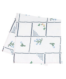 POU DOU DOU（プードゥドゥ）の「ステッチプリントハンカチ（ハンカチ/ハンドタオル）」