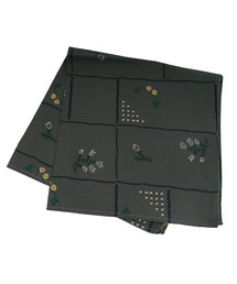 POU DOU DOU（プードゥドゥ）の「ステッチプリントハンカチ（ハンカチ/ハンドタオル）」