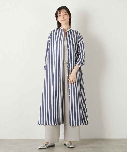 The Duchess Designs(ダッチェス・デザイン)の「《別注》【The Duchess Designs/ザ ダッチェスデザイン】シャツワンピース(シャツワンピース・レディース・ブルー系その他/イエロー系その他/ブラック/ブルー/ライトグレー・FREE)」の4枚目の写真