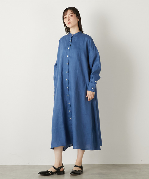 The Duchess Designs(ダッチェス・デザイン)の「《別注》【The Duchess Designs/ザ ダッチェスデザイン】シャツワンピース(シャツワンピース・レディース・ブルー系その他/イエロー系その他/ブラック/ブルー/ライトグレー・FREE)」の3枚目の写真