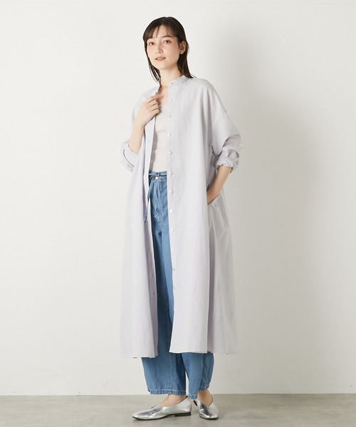 The Duchess Designs(ダッチェス・デザイン)の「《別注》【The Duchess Designs/ザ ダッチェスデザイン】シャツワンピース(シャツワンピース・レディース・ブルー系その他/イエロー系その他/ブラック/ブルー/ライトグレー・FREE)」の12枚目の写真