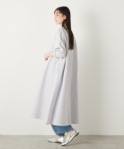 The Duchess Designs(ダッチェス・デザイン)の「《別注》【The Duchess Designs/ザ ダッチェスデザイン】シャツワンピース(シャツワンピース・レディース・ブルー系その他/イエロー系その他/ブラック/ブルー/ライトグレー・FREE)」の11枚目の写真