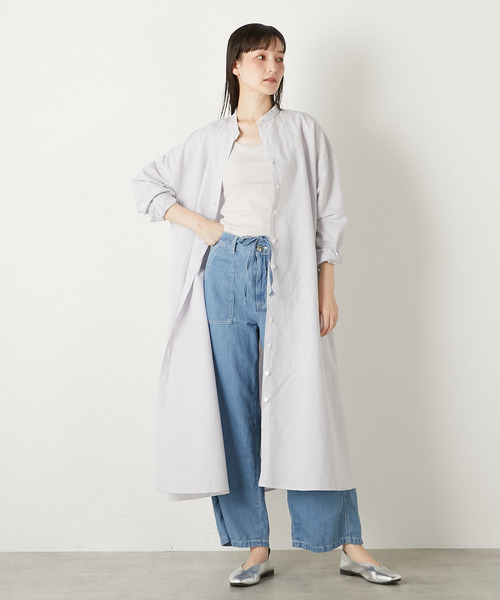 The Duchess Designs(ダッチェス・デザイン)の「《別注》【The Duchess Designs/ザ ダッチェスデザイン】シャツワンピース(シャツワンピース・レディース・ブルー系その他/イエロー系その他/ブラック/ブルー/ライトグレー・FREE)」の8枚目の写真