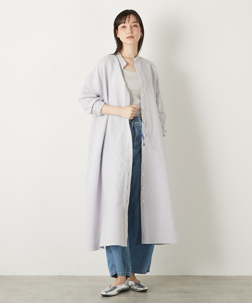 The Duchess Designs(ダッチェス・デザイン)の「《別注》【The Duchess Designs/ザ ダッチェスデザイン】シャツワンピース(シャツワンピース・レディース・ブルー系その他/イエロー系その他/ブラック/ブルー/ライトグレー・FREE)」の7枚目の写真