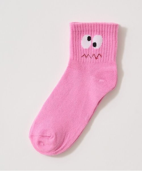 b・ROOM（ビールーム）の「アソートフェイスソックス（ソックス/靴下・キッズ・イエロー/ブルー/スモークピンク/グリーン/オレンジ・M/L）」の7枚目の写真