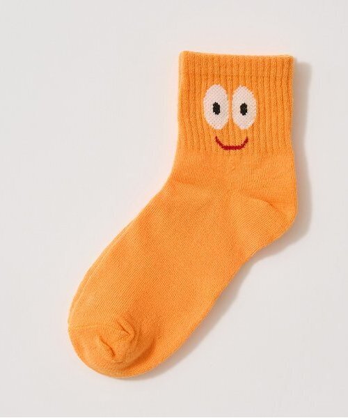 b・ROOM（ビールーム）の「アソートフェイスソックス（ソックス/靴下・キッズ・イエロー/ブルー/スモークピンク/グリーン/オレンジ・M/L）」の8枚目の写真