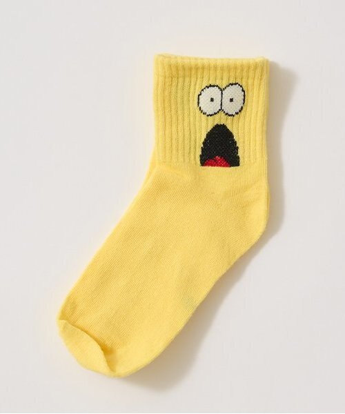 b・ROOM（ビールーム）の「アソートフェイスソックス（ソックス/靴下・キッズ・イエロー/ブルー/スモークピンク/グリーン/オレンジ・M/L）」の9枚目の写真