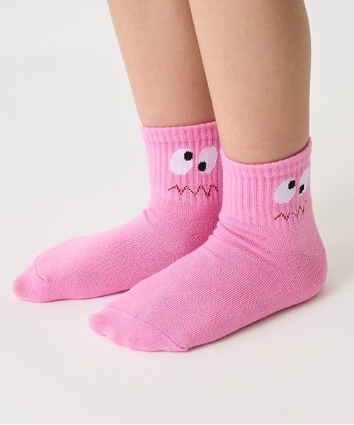 b・ROOM（ビールーム）の「アソートフェイスソックス（ソックス/靴下・キッズ・イエロー/ブルー/スモークピンク/グリーン/オレンジ・M/L）」の12枚目の写真