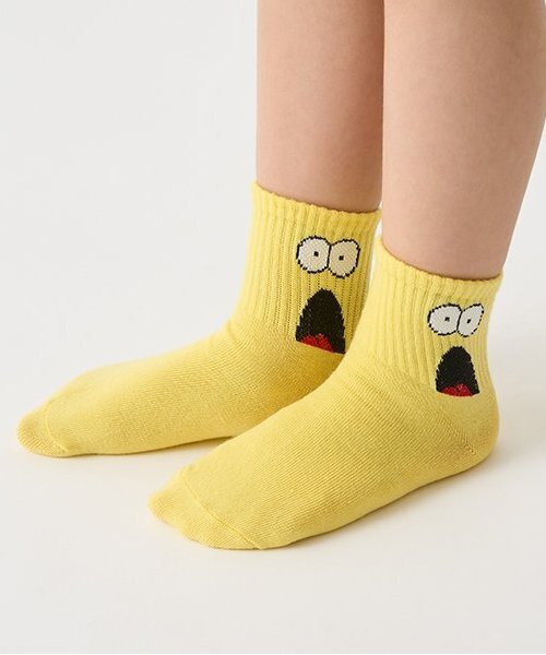 b・ROOM（ビールーム）の「アソートフェイスソックス（ソックス/靴下・キッズ・イエロー/ブルー/スモークピンク/グリーン/オレンジ・M/L）」の14枚目の写真