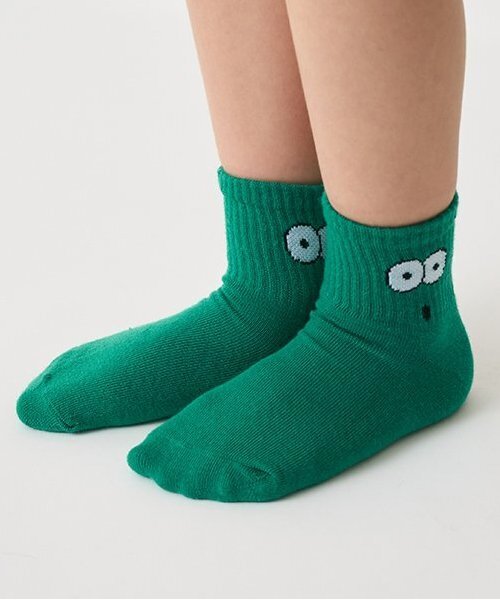 b・ROOM（ビールーム）の「アソートフェイスソックス（ソックス/靴下・キッズ・イエロー/ブルー/スモークピンク/グリーン/オレンジ・M/L）」の15枚目の写真