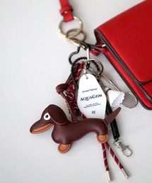 Ehre style（エーレスタイル）の「じゃらっとカワイイカバンにひと癖ダックスチャーム（キーホルダー）」