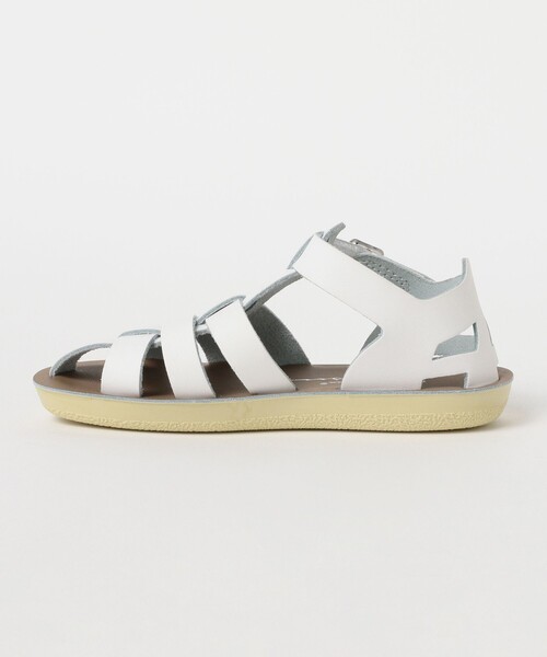 こども ビームス（コドモビームス）の「SALT WATER SANDALS / Shark ウォッシャブル レザー サンダル（約13～19cm）（サンダル・キッズ・ブラウン系その他5/ホワイト・US6(約14.3cm)/US7(約15.1cm)/US9(約16.3cm)/US10(約17.4cm)/US11(約18.2cm)/US12(約19.2cm)/US5(約13.3cm)）」の7枚目の写真