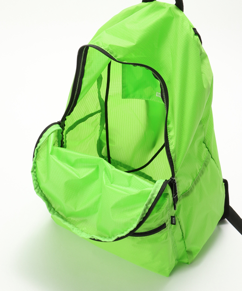PACKING（パッキング）の「【PACKING/パッキング】別注 2WAYパッカブルバックパック（バックパック/リュック・メンズ・ネイビー/イエロー/オレンジ/グレー/チャコールグレー/ワインレッド/グリーン/ブラウン/ブラック/ブルー/パープル/ブルー系その他・FREE）」の16枚目の写真