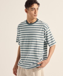 coca（coca）（コカ）の「メンズマルチボーダー半袖TEE（Tシャツ/カットソー・メンズ）」