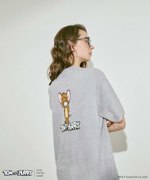 【新品未使用】une nana cool ウンナナクールパジャマ つなぎ トムとジェリー × une nana cool なめらかふわふわつなぎ