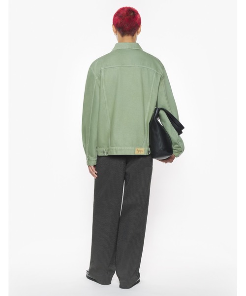 Maison Kitsune(メゾンキツネ)の「TRUCKER JACKET(デニムジャケット・メンズ・ライトオリーブ/イエロー・L/M/S/XS/XL)」の6枚目の写真