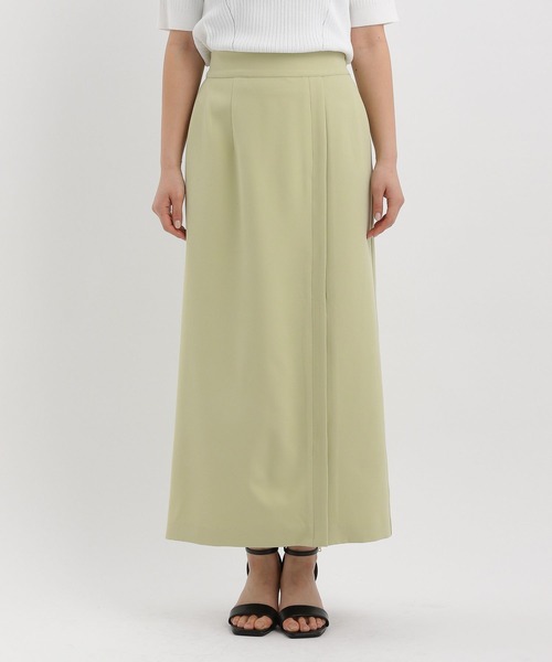 Andemiu(アンデミュウ)の「サイドZIP IラインスカートⅡ451839(スカート・レディース・イエロー系その他/アイボリー/ブラック・SMALL/MEDIUM)」の12枚目の写真