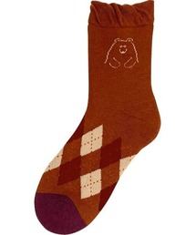 MARAI（マーライ）の「靴下 ソックス レディース パイルソックス 23-25cm  無地 柄 柄物 厚手（ソックス/靴下）」