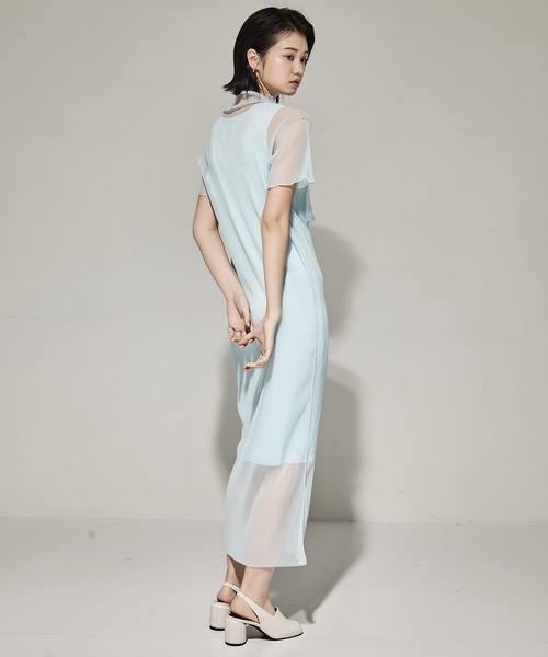 kotohayokozawa/コトハヨコザワ】SHEER LAYERED SHORT SLEEVE