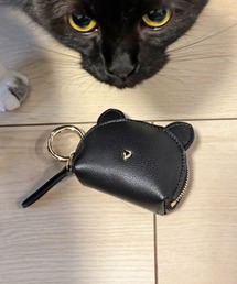 T・S・L（ティーエスエル）の「ネコキーケースポーチチャーム【詳細動画あり】（キーケース/キーアクセサリー）」