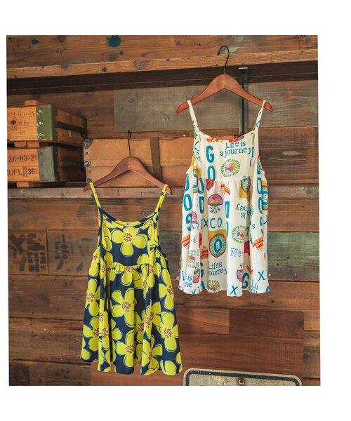 BREEZE(ブリーズ)の「【吸水速乾/リンク】イージーケア リゾートワンピース(ワンピース・キッズ・オフホワイト/ネイビー・140/90/100/110/120/80/130)」の8枚目の写真