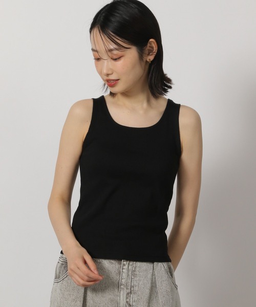 LAKOLE(ラコレ)の「タンク付きシャーリングカーディガン / 328961(カーディガン/ボレロ・レディース・ブラック/アイボリー・FREE)」の9枚目の写真