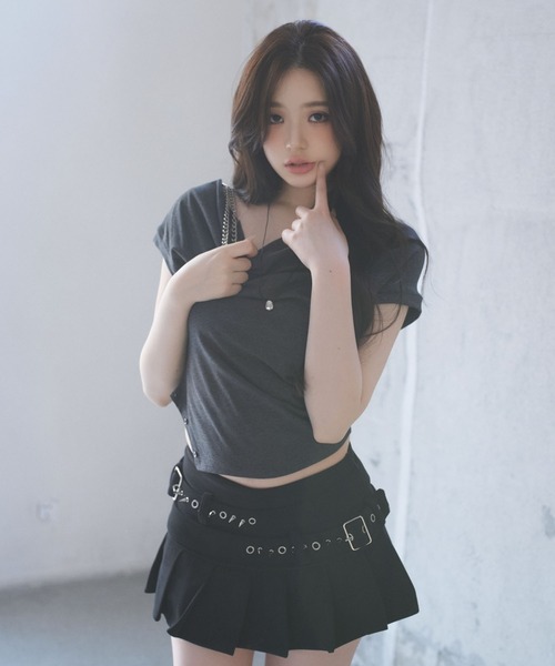 SAISON DE PAPILLON(セゾンドパピヨン)の「ドレープネックカットソーTシャツ【ZOZOTOWN限定アイテム】(Tシャツ/カットソー・レディース・チャコール/グレー/ホワイト・フリー)」の13枚目の写真