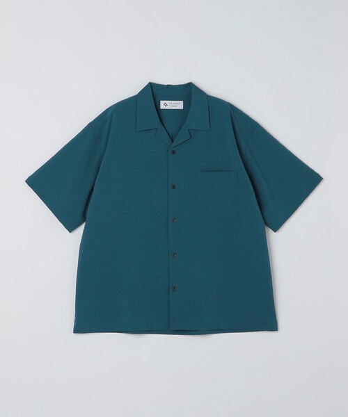 City Ambient Products(シティアンビエントプロダクツ)の「City Ambient Products: オープンカラー 楊柳 ソリッド ショートスリーブ シャツ(シャツ/ブラウス・メンズ・ライトグレー/ブラウン/ダークグレー/ロイヤルブルー・SMALL/MEDIUM/LARGE)」の4枚目の写真