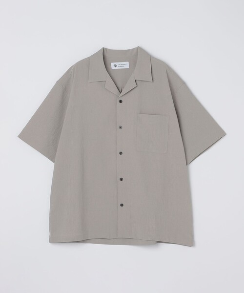 City Ambient Products(シティアンビエントプロダクツ)の「City Ambient Products: オープンカラー 楊柳 ソリッド ショートスリーブ シャツ(シャツ/ブラウス・メンズ・ライトグレー/ブラウン/ダークグレー/ロイヤルブルー・SMALL/MEDIUM/LARGE)」の19枚目の写真