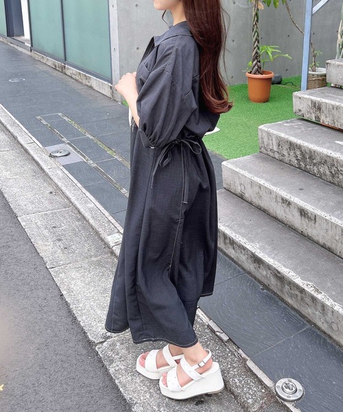 セール】半袖ジップジャケット＋ワンピース／セットアップ