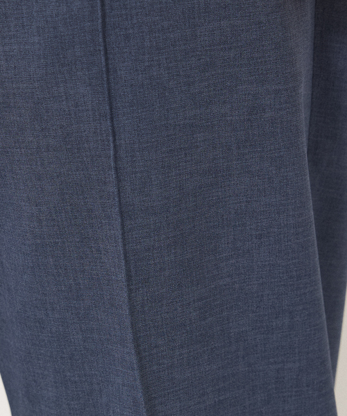 DESIGNWORKS(デザインワークス)の「【吸水速乾 / 360°ストレッチ】TRABEST ウールライク ピンタック パンツ / スラックス(スラックス・メンズ・ブルー/ライトベージュ/ダークネイビー/ストライプ・44/46/48/50/52)」の17枚目の写真