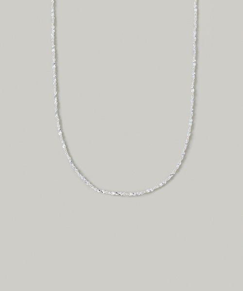 ZOZOTOWN限定】〈SV925〉ツイストシャインネックレス（ネックレス