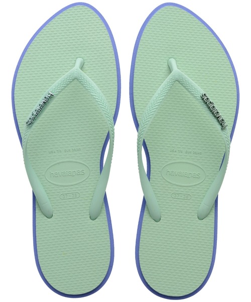 havaianas（ハワイアナス）の「havaianas (ハワイアナス) /Slim Point サンダル ラバービーチサンダル（サンダル・レディース・グレー/ダークブラウン/ブルー/ローズ/ゴールド・23/22/25.5/24.5）」の4枚目の写真