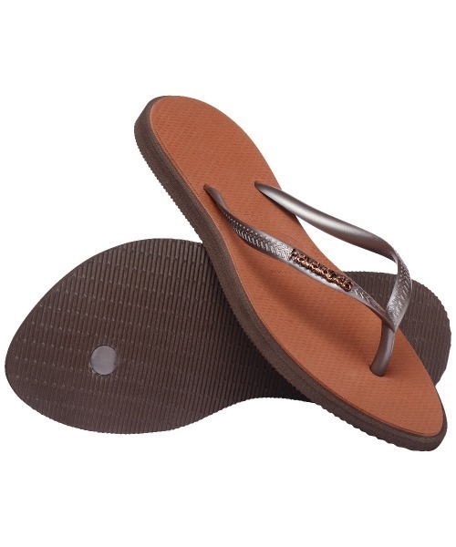 havaianas（ハワイアナス）の「havaianas (ハワイアナス) /Slim Point サンダル ラバービーチサンダル（サンダル・レディース・グレー/ダークブラウン/ブルー/ローズ/ゴールド・23/22/25.5/24.5）」の17枚目の写真