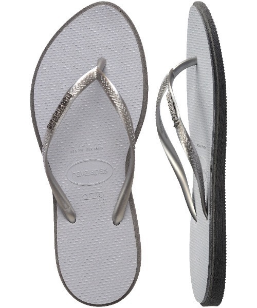 havaianas（ハワイアナス）の「havaianas (ハワイアナス) /Slim Point サンダル ラバービーチサンダル（サンダル・レディース・グレー/ダークブラウン/ブルー/ローズ/ゴールド・23/22/25.5/24.5）」の6枚目の写真