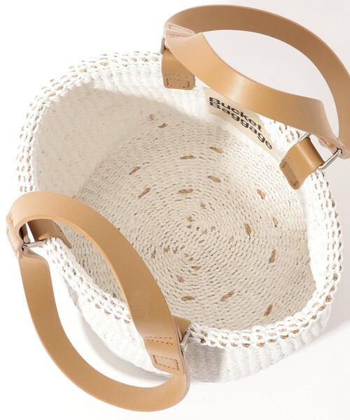 TOMORROWLAND （トゥモローランド）の「BUCKET BAGGAGE BASKET ミニ（かごバッグ・レディース・ホワイト・FREE）」の6枚目の写真