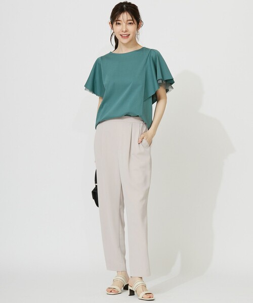 ANY SIS(エニィスィス)の「サラキレイ テーパードパンツ(その他パンツ・レディース・スカイブルー系/アイボリー系/ネイビー系・1/2/3)」の18枚目の写真